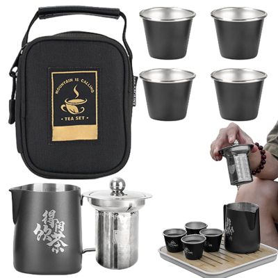 Chinese Tea Set Portable Kung Fu Tea Ceremony Set Travel Bag
