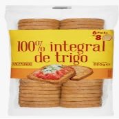 Pan Tostado 100% Integral de Trigo, Whole Wheat Toast Bread, 550g, Pack de 2