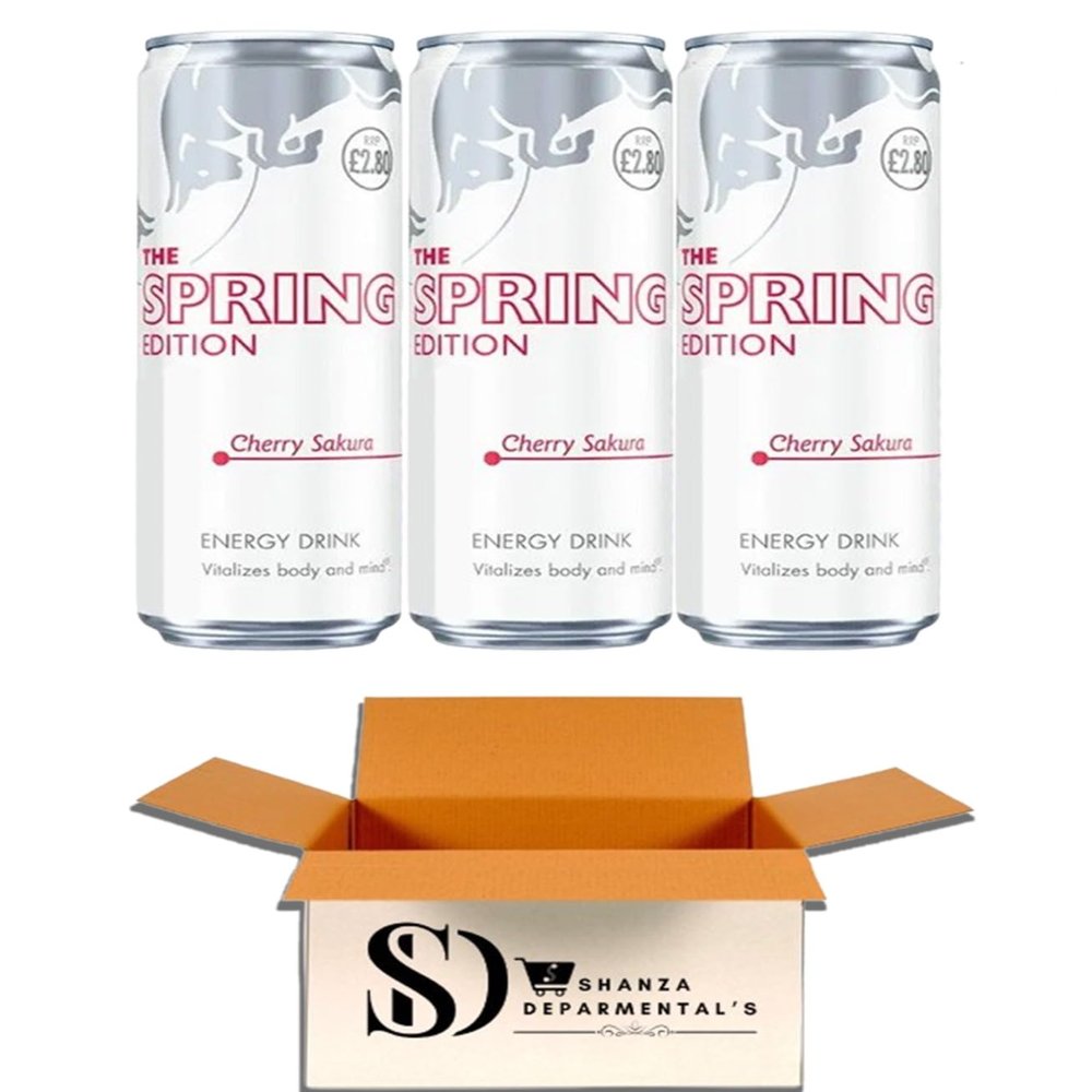 Spring Edition Cherry Sakura 473 ml Cans Limited Seasonal Energy Drink (3 Cans)