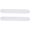 Lurrose 2pcs White Plastic Thermometer Storage Box Sturdy Thermometer Protection Case with Good Workmanship for Organizing and Carrying Your Digital view 1