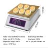 Electric Pancake Maker, Non-Stick Stainless Steel, Adjustable Temperature Control for Home Kitchen and Restaurant Snack Preparation view 2