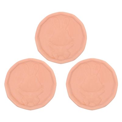 SEWACC 3pcs Moisturizing Tablets Humidity Control Packs for Food Reusable Sugar Saver for Dried Fruits Cookies Rabbit Pattern