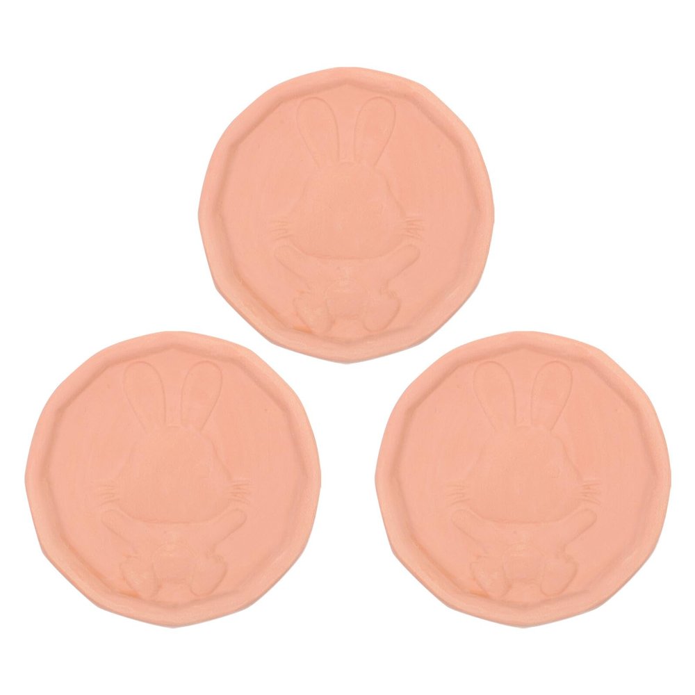 SEWACC 3pcs Moisturizing Tablets Humidity Control Packs for Food Reusable Sugar Saver for Dried Fruits Cookies Rabbit Pattern