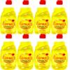 Citrus Washing Up Liquid, Dishwashing Detergent, 500ml, Fresh Citrus Scent, Sparkling Clean Dishes Pack of 8 view 1