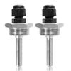 Sleek and Functional Pack of 2 Immersion Sleeves Crafted from Premium Grade 304 Stainless Steel for For temperature Sensor Use (8x30mm) view 3