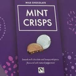 Whitakers Milk Chocolate Mint Crisps, Net Shape, 1 Count