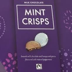 Whitakers Milk Chocolate Mint Crisps, Net Shape, 1 Count