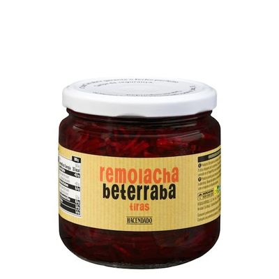 Beetroot Strips, 420g Jar, 235g Drained, Pack of 3, Pickled Vegetables, Spanish Cuisine