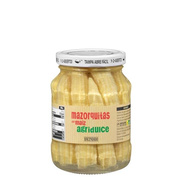 Sweet and Sour Baby Corn on the Cob, 350g Jar, 190g Drained, Pack of 3