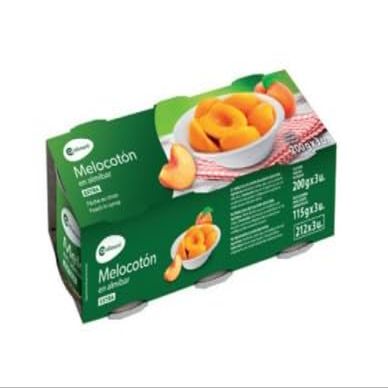 Coaliment Spanish Peach Halves in Syrup, Bulk Bundle 3 Tripacks, 9 Individual Tins, 115g Drained Weight per Tin, Portion-Controlled Fruit
