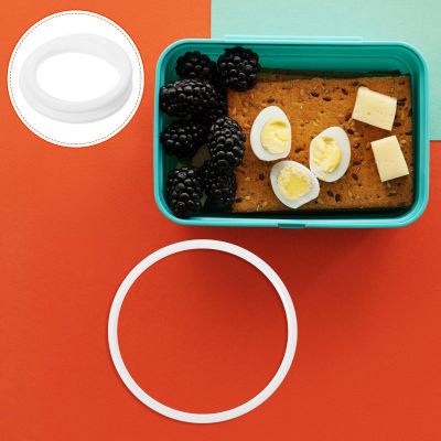 OSALADI Silicone Sealing Ring for Lunch Box Lid, Sturdy Round Food-Grade Silicone Seal, High Temperature Resistant Seal Ring for Insulated and Travel Food Containers