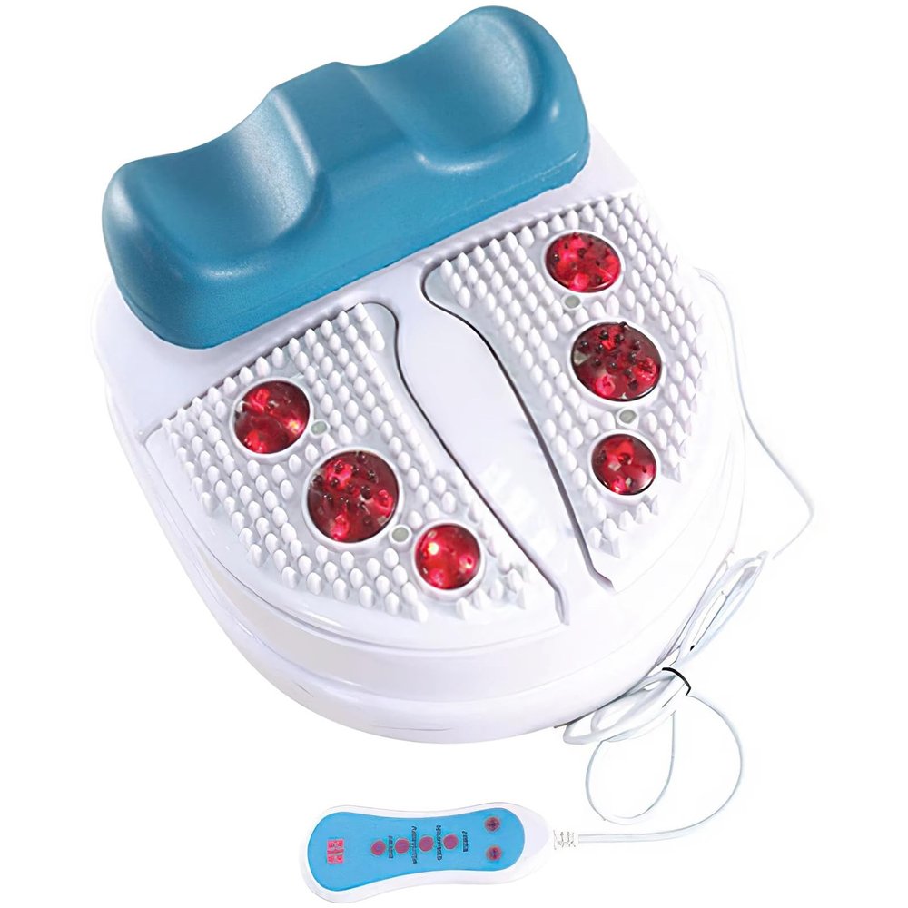 Blood Chi Machine Swing Foot Massager, Passive Aerobic Exerciser for Vitality and Shaking Exercise with Comfortable Padded Ankle Cradle