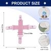 Bed Sheet Detangling Tool Silicone Flexible Structure, Compact Rounded Design, Anti Laundry Assistant Device, Reusable Fabric Accessory For Washer, Dryer Bedding, Blankets & Towels view 2