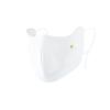 ANNIOU UPF 100+ Raw Yarn Eye Corner Mask Breathable, Lightweight, Sun Protection Face Cover (White, One Size) view 1
