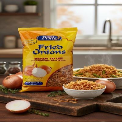 Fakhri PRIDE Fried Onions 400g Crispy Ready-to-Use Cooking Topping