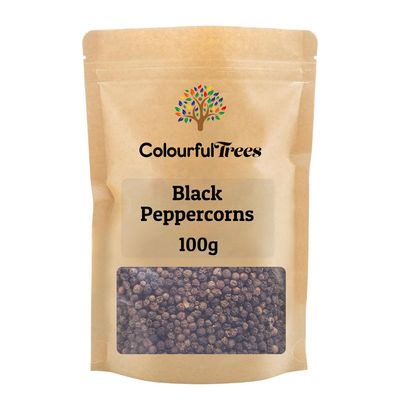 Black Peppercorns 100g by Colourful Trees