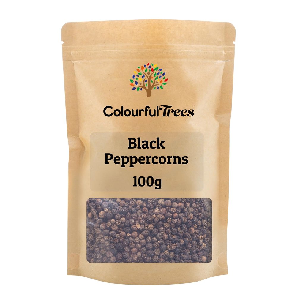 Black Peppercorns 100g by Colourful Trees