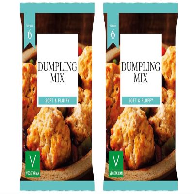 Dumplings Mix 2 x 137g,This dumpling mix creates light, tender dumplings with a delightfully soft and fluffy consistency, perfect for topping stews, casseroles, and soups