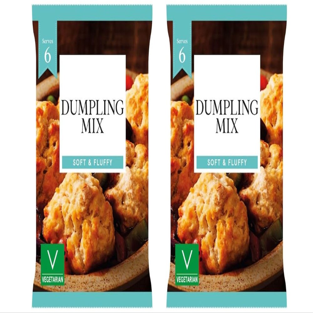Dumplings Mix 2 x 137g,This dumpling mix creates light, tender dumplings with a delightfully soft and fluffy consistency, perfect for topping stews, casseroles, and soups