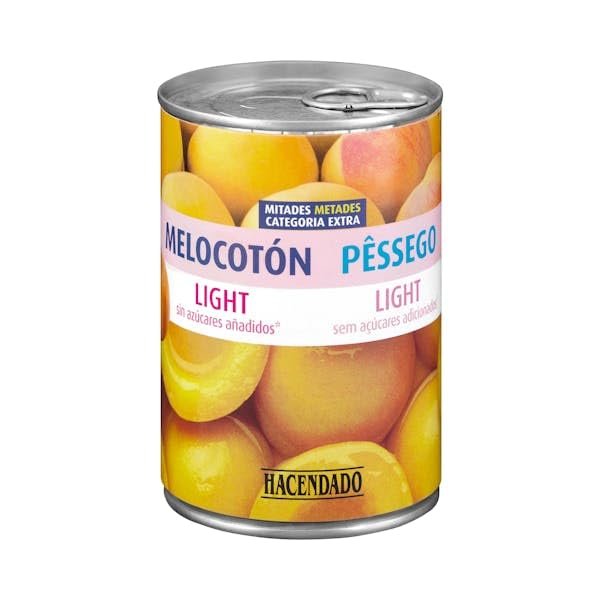 Light Peaches with No Added Sugar, 400g Jar, 240g Drained, Pack of 3