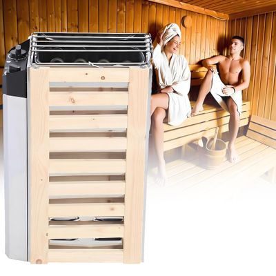 3kw/3.6kw Sauna Heater, Electric Sauna Heaters Stove Dry Steam Sauna Bath for Home Hotel Spa Max. 70-160 Cu.ft for Home, Commercial, Leisure Venues 3KW
