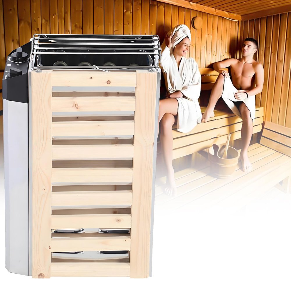 3kw/3.6kw Sauna Heater, Electric Sauna Heaters Stove Dry Steam Sauna Bath for Home Hotel Spa Max. 70-160 Cu.ft for Home, Commercial, Leisure Venues 3KW