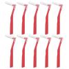 HONITANO 10pcs Angled Interdental Brushes Soft Bristle Cleaning Brush for Braces Wide Spaces Interproximal for Teeth Cleaning and Oral Care Between Teeth view 1