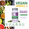 Vegan Omega 3 - Full Spectrum DHA, EPA & DPA - 90 Softgels of Lifes Omega Algal Oil - Ultimate Joint, Heart & Brain Health Supplement - Made in The UK view 3