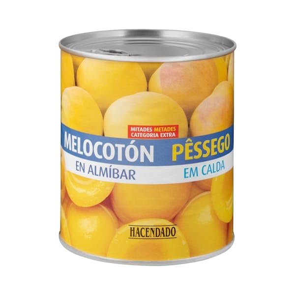 Peaches in Syrup, 3 Cans, 200g Each, 115g Drained Weight, Pack of 3