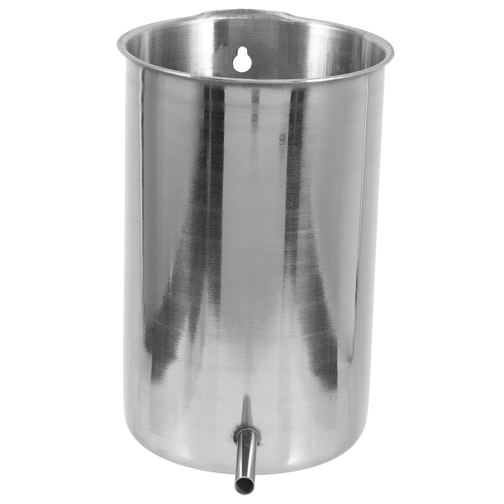 Homoyoyo Bucket Reliable Stainless Steel Hanging 1000ml Capacity Ergonomic Metal and Easy to Clean for Portable Cleansing Kit Home Use