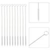 Stainless Steel Drinking Straw Cleaning Brush, 10-Pack Nylon Bristle Pipe Cleaner for Reusable Straws, Dishwasher-Safe & Scratch-, Home Kitchen & Bar Use view 2