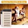 Electric Sauna Heater with Timer and Adjustable Temperature for Home Steam Bath view 2