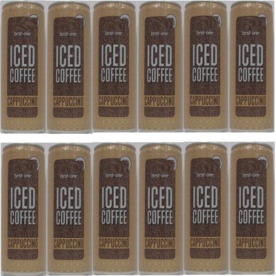 Iced Coffee Cappuccino, Ready to Drink, 250ml Cans, 12 Pack