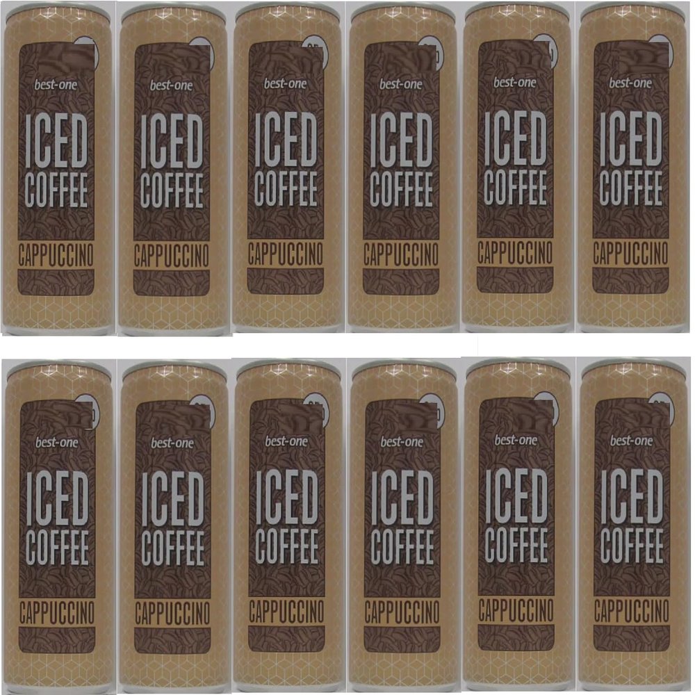 Iced Coffee Cappuccino, Ready to Drink, 250ml Cans, 12 Pack