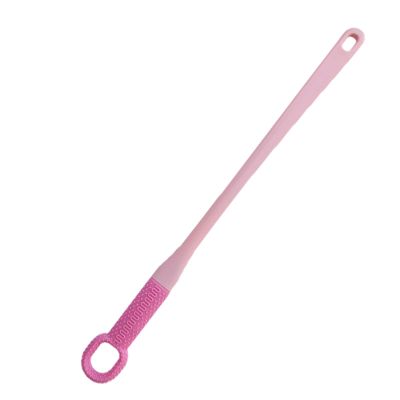 Toe Scrubber - Long Handle Lotion Applicator | Soft Skin-Friendly Shower Brush with Massage Particles, Silicone Tool for Elderly, Deodorizing and Itch Relief