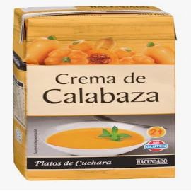 Crema de Calabaza, Butternut Squash Soup, 500ml pack de 5