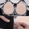 Silicone Breast Forms with Built-in Bra J Cup Black, Strap-on Fake Boobs for Crossdresser Transgender Mastectomy, A-KK Sizes(Black,H Cup) view 3