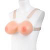 Strap On Silicone Breast Forms DD Cup Skincolor with Shoulder, Concave Bottom Fake Boobs for Mastectomy Transgender(C Cup) view 2