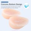 Self-Adhesive Silicone Breast Forms E Cup Skin Color, Concave Bottom Fake Boobs for Mastectomy, Crossdresser and Transgender(EE Cup) view 3
