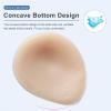 Self-Adhesive Silicone Breast Forms C Cup White, Concave Bottom Fake Boobs for Mastectomy Crossdresser Transgender(KK Cup) view 4