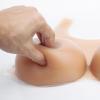 Strap-on Silicone Breast Forms, Round Fake Boobs C-KK Cup, EE White Mastectomy Prosthesis for Transgender & Cosplay(Brown,KK Cup) view 2