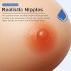 Silicone Breast Forms 1 Pair, Round Self-Adhesive Fake Boobs, H Cup Skincolor Mastectomy Prosthesis for Crossdresser(Skincolor,DD Cup) view 4