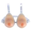 Strap-on Silicone Breast Forms 2XL Skincolor with Adjustable Shoulder Straps A-KK Cup Fake Boobs for Crossdresser(Skincolor,X-Large) view 1