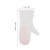 UTHCLO 4pairs Silicone Dishwashing Gloves Kitchen Scrubber Gloves for Hand Washing Dishes Daily Chores view 2