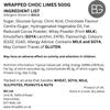 BG 500g Hardboiled Wrapped Old Fashioned Sweet Shop Candies Retro Boiled Sweets Sherbet, Liquorice, Humbugs, Aniseed, Barley Sugar, Pears, Mints - Choose Your 500g Pouch (Chocolate Limes) view 2