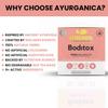 Ayurganica Boditox Herbal Tea with 9 Active Ingredients - 40 Counts Detox Tea For Liver & Body Cleanse Lemon Balm, Turmeric, Green Tea, Licorice & Lemongrass Silk Pyramid Individual Tea Bags view 3