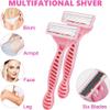 CYDZSRA Safety Women Shaver Smooth Blades For Body Shaving Women Body Manual Hair Easy To Carry And Durable And Sturdy view 2