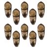 NIYANGLE Boot Lace Buckle Hooks 10Pcs Alloy with Rivets for DIY Shoe Repair and Hiking Boot Lace Replacement view 1