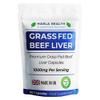 Grass Fed Beef Liver Capsules 1000mg per Serving | Freeze Dried Bovine Liver Supplement | High Strength Iron, B12 & Vitamin A | Supports Energy, Immunity & Vitality | 60 Capsules view 1