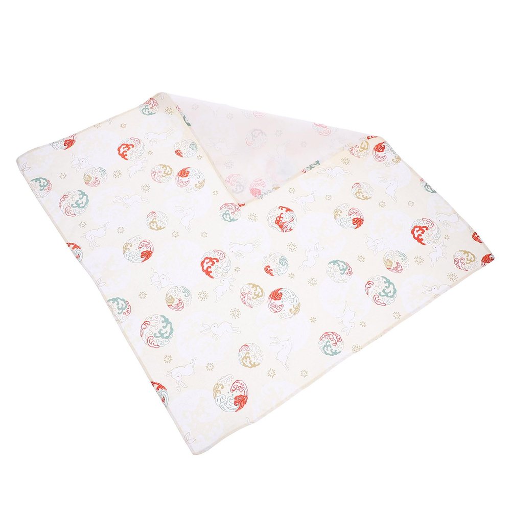 NOLITOY Meal Packing Cloth Japanese Style, 45X45Cm Cotton Wrapping Cloth in Apricot, Suitable for Bento Lunch Box and Table Setting